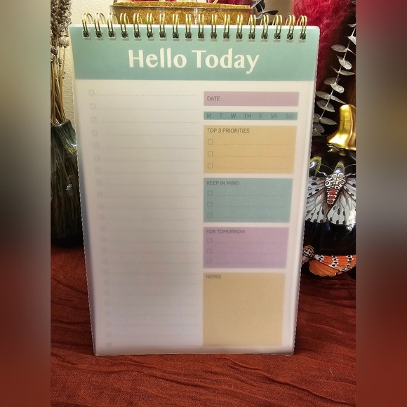 Other - Colorful Daily Planner Pad